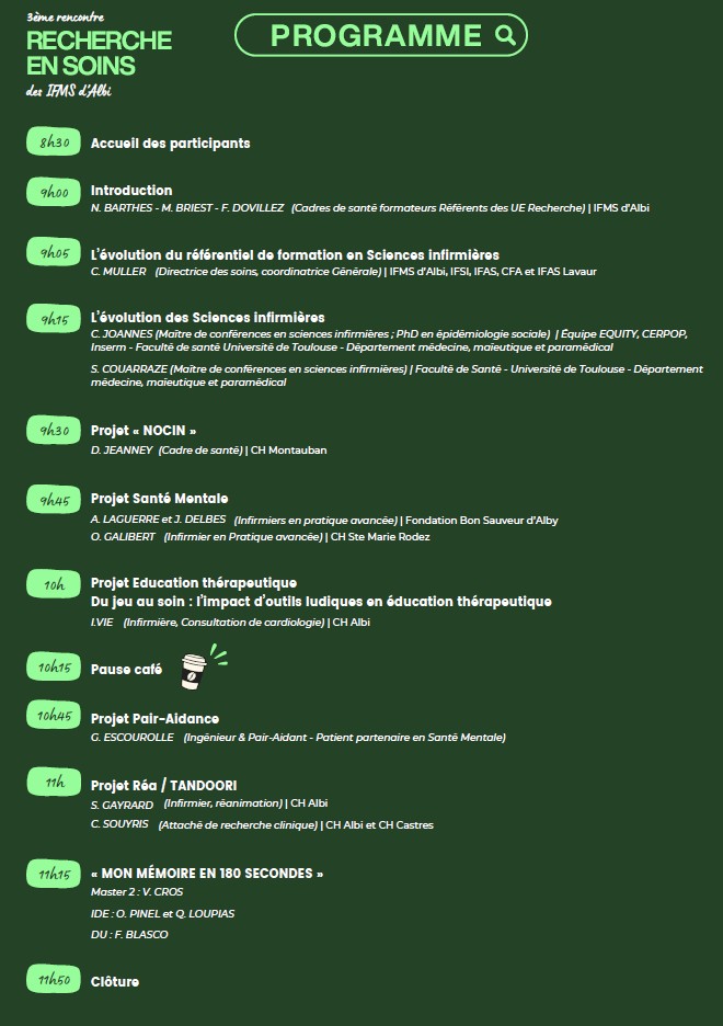 PROGRAMME RRS 2026